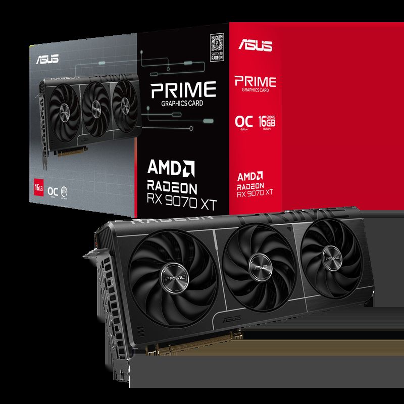ASUS Prime Radeon RX 9070 XT O16G