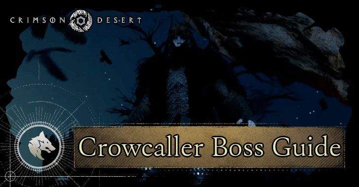 Boss Crowcaller - combat aérien dans Crimson Desert