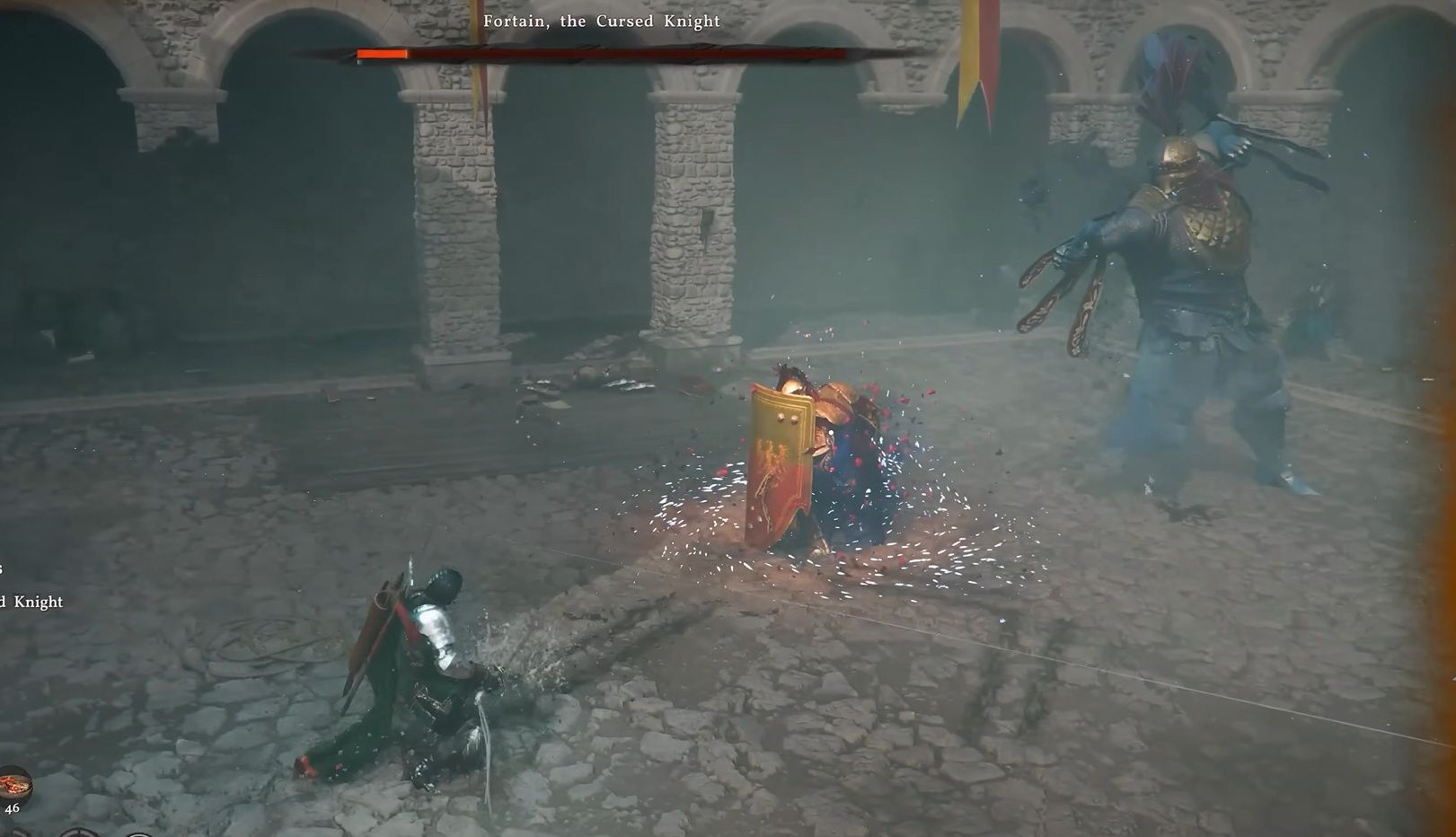 Boss Fortain The Cursed Knight - Crimson Desert