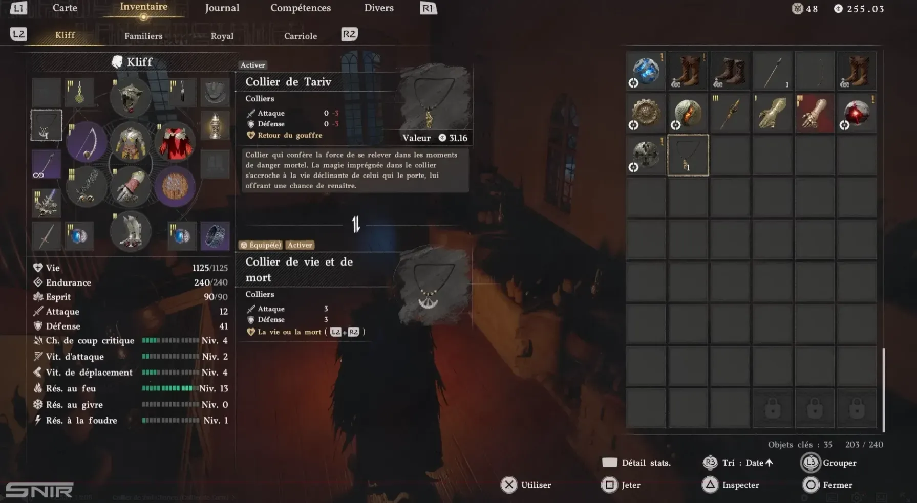 Collier de Tariv dans Crimson Desert