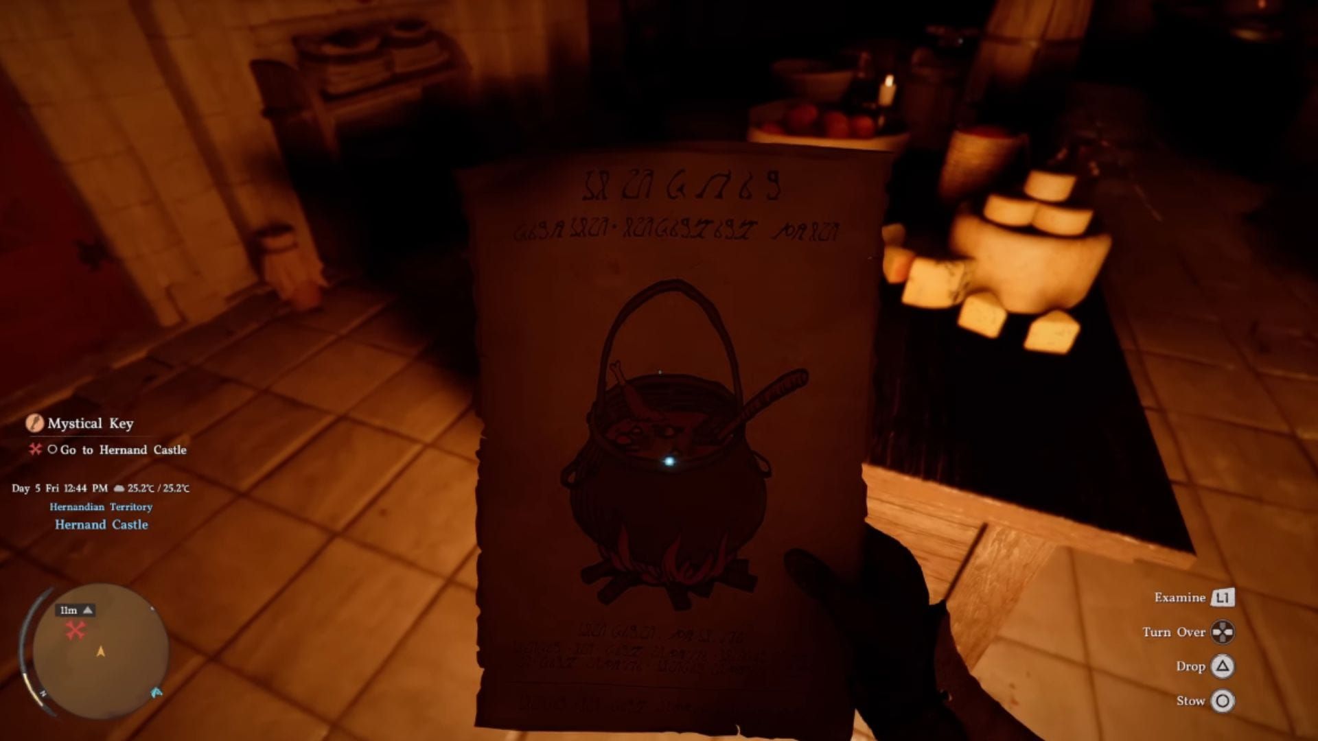 Discovering a cooking recipe in Crimson Desert