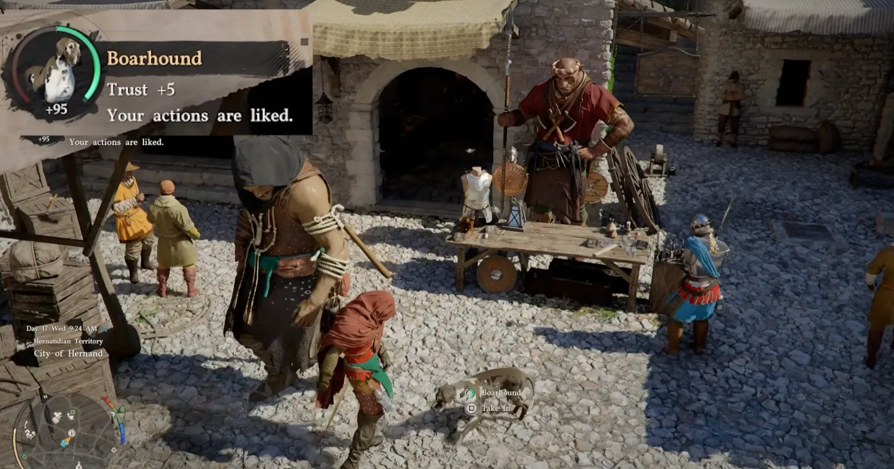 Animal de compagnie auto-loot dans Crimson Desert