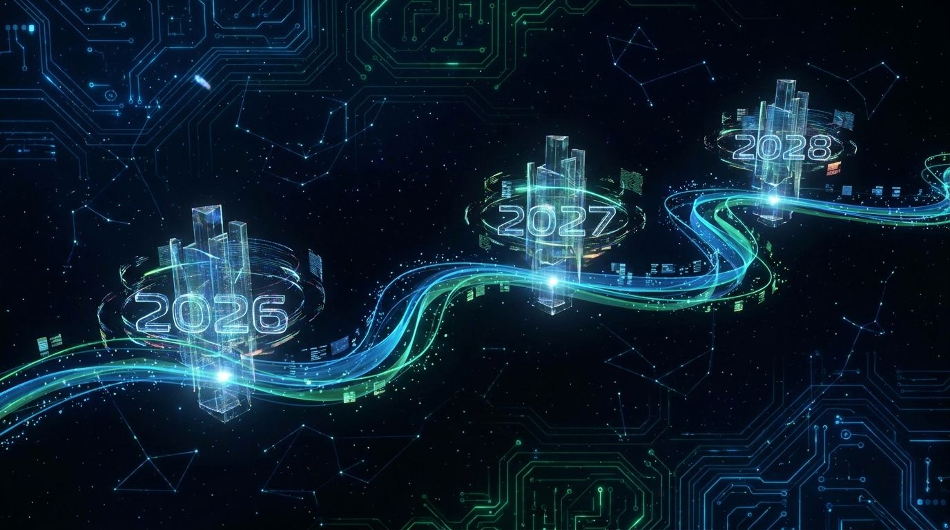 Timeline roadmap GPU 2026 2027 2028