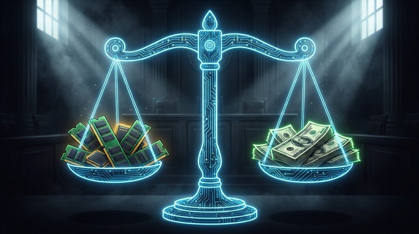 Hardware news recap dram-lawsuit illustration