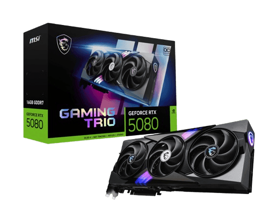MSI GeForce RTX 5080 16G GAMING TRIO OC carte graphique