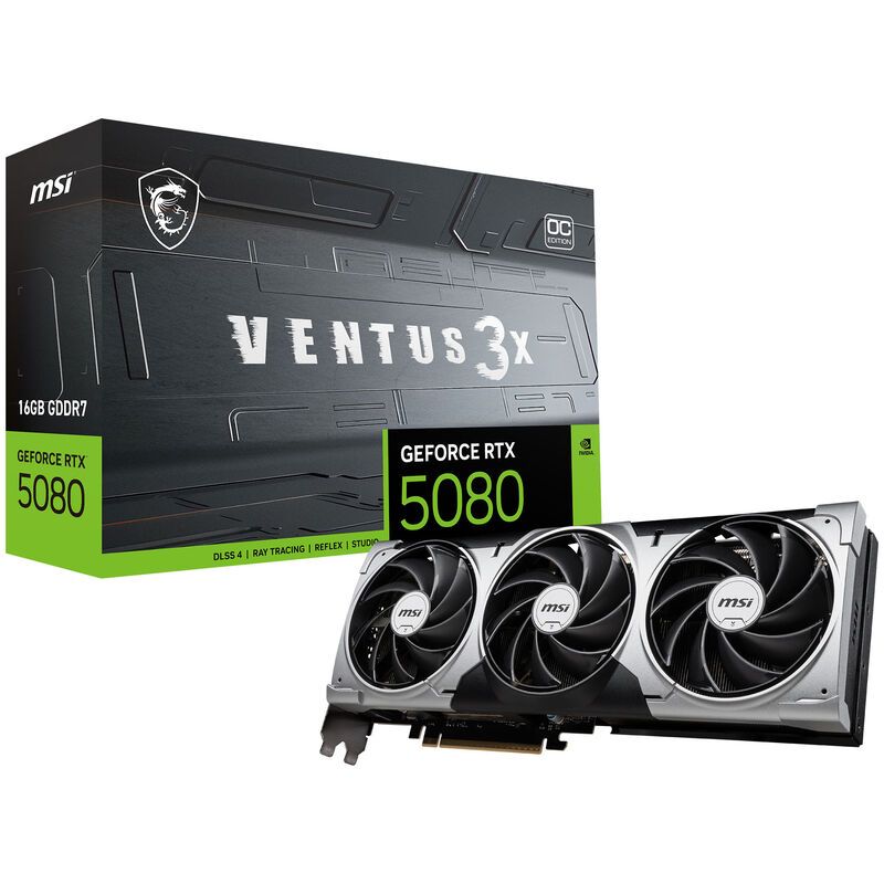 MSI VENTUS GeForce RTX 5080 16G 3X OC