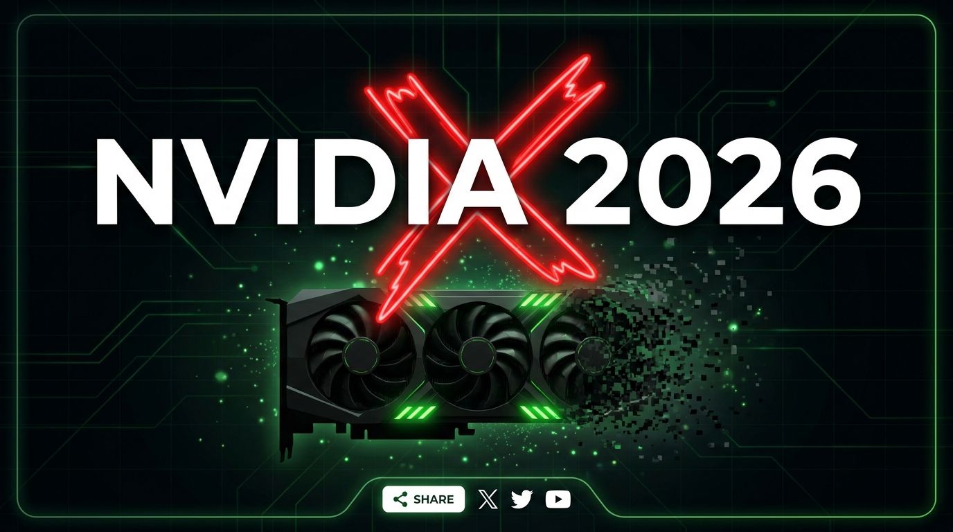 Nvidia drops gaming in 2026: zero new GPUs this year