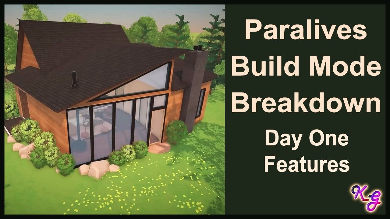 Avant et après décoration chambre dans Paralives Build Mode