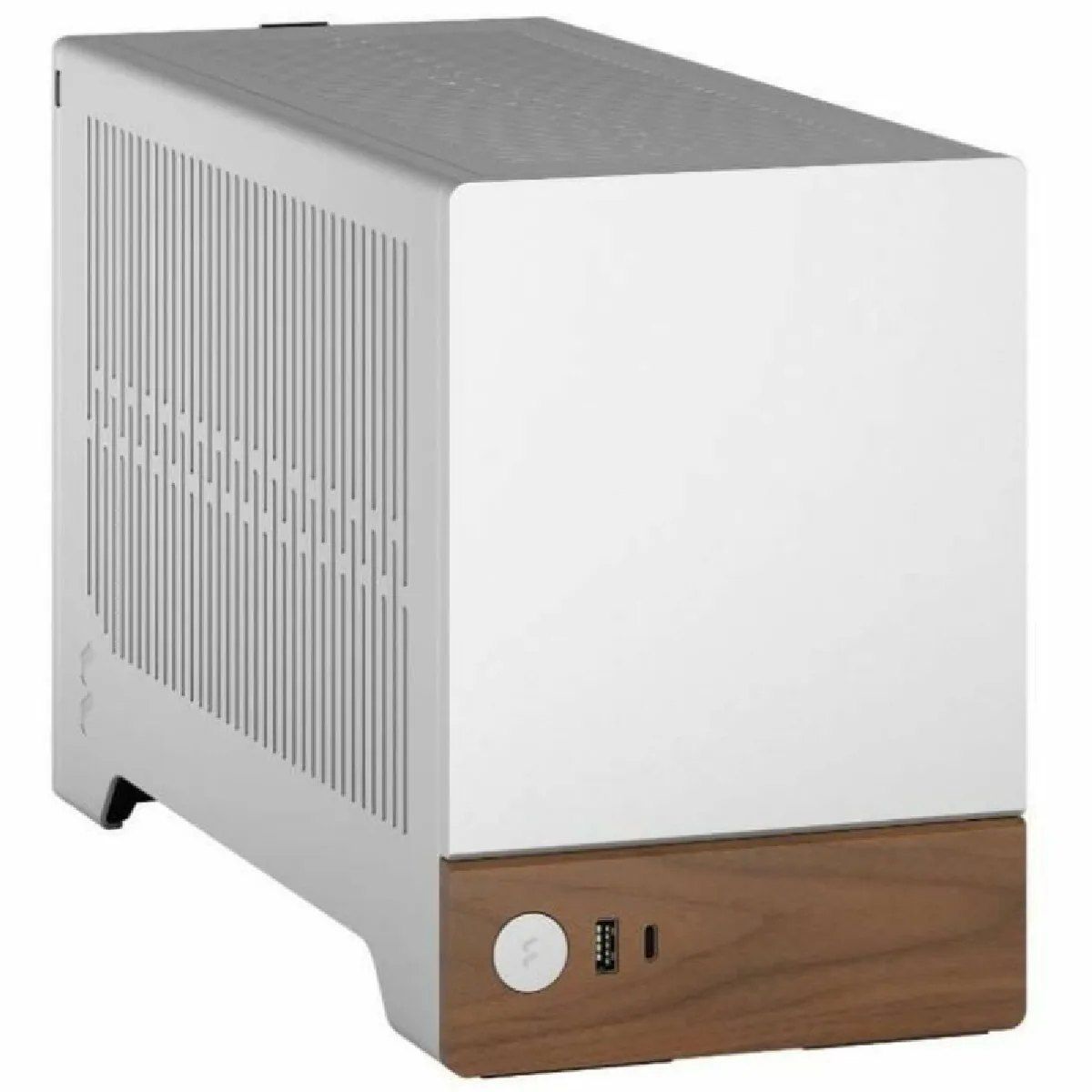 Fractal Design Terra ITX Silver Walnut Front Aluminum Exterior