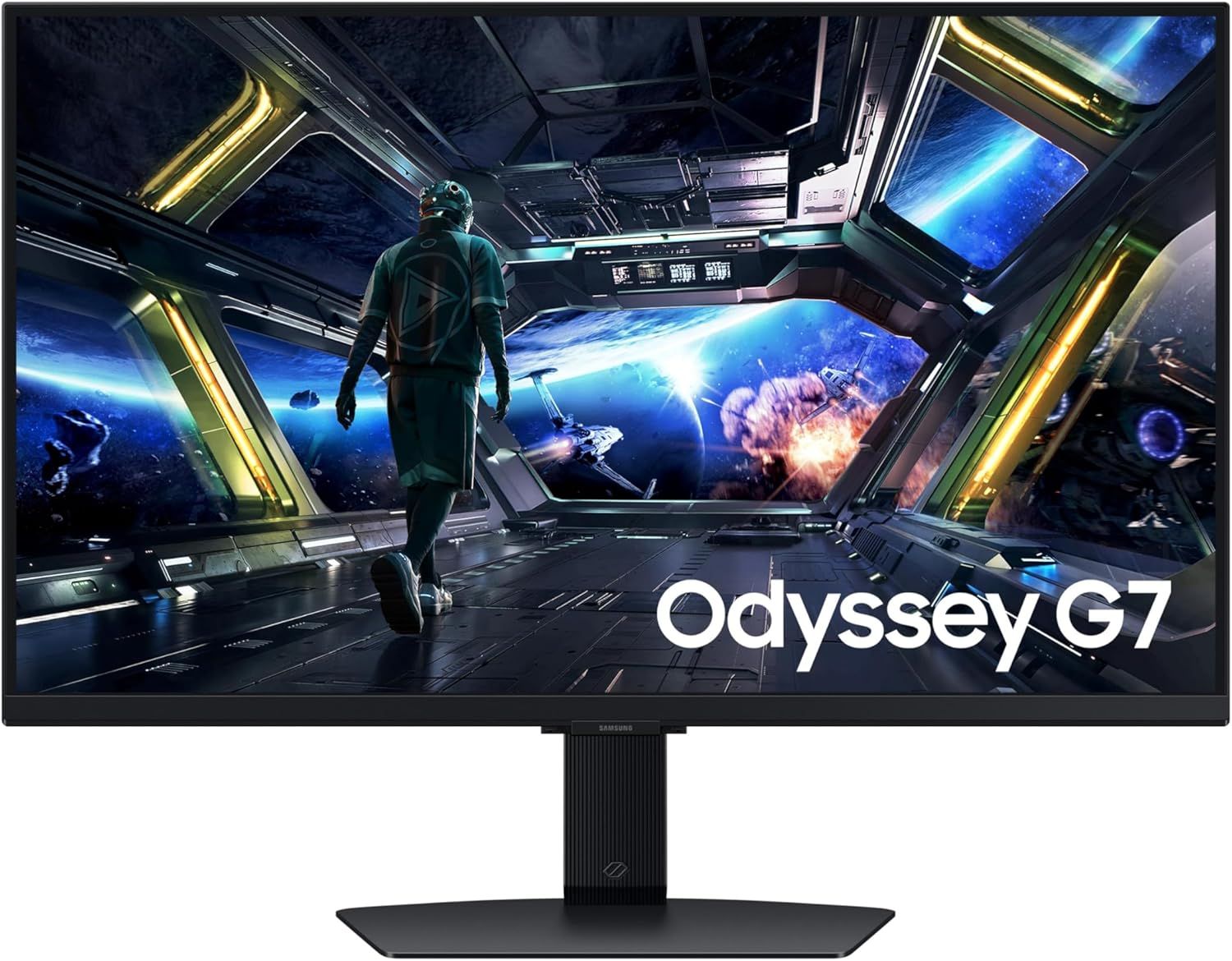 Samsung Odyssey G70D - Écran Gaming 27" 4K UHD (3840 x 2160), 144Hz, 1ms, Fast IPS, HDR400, Smart TV