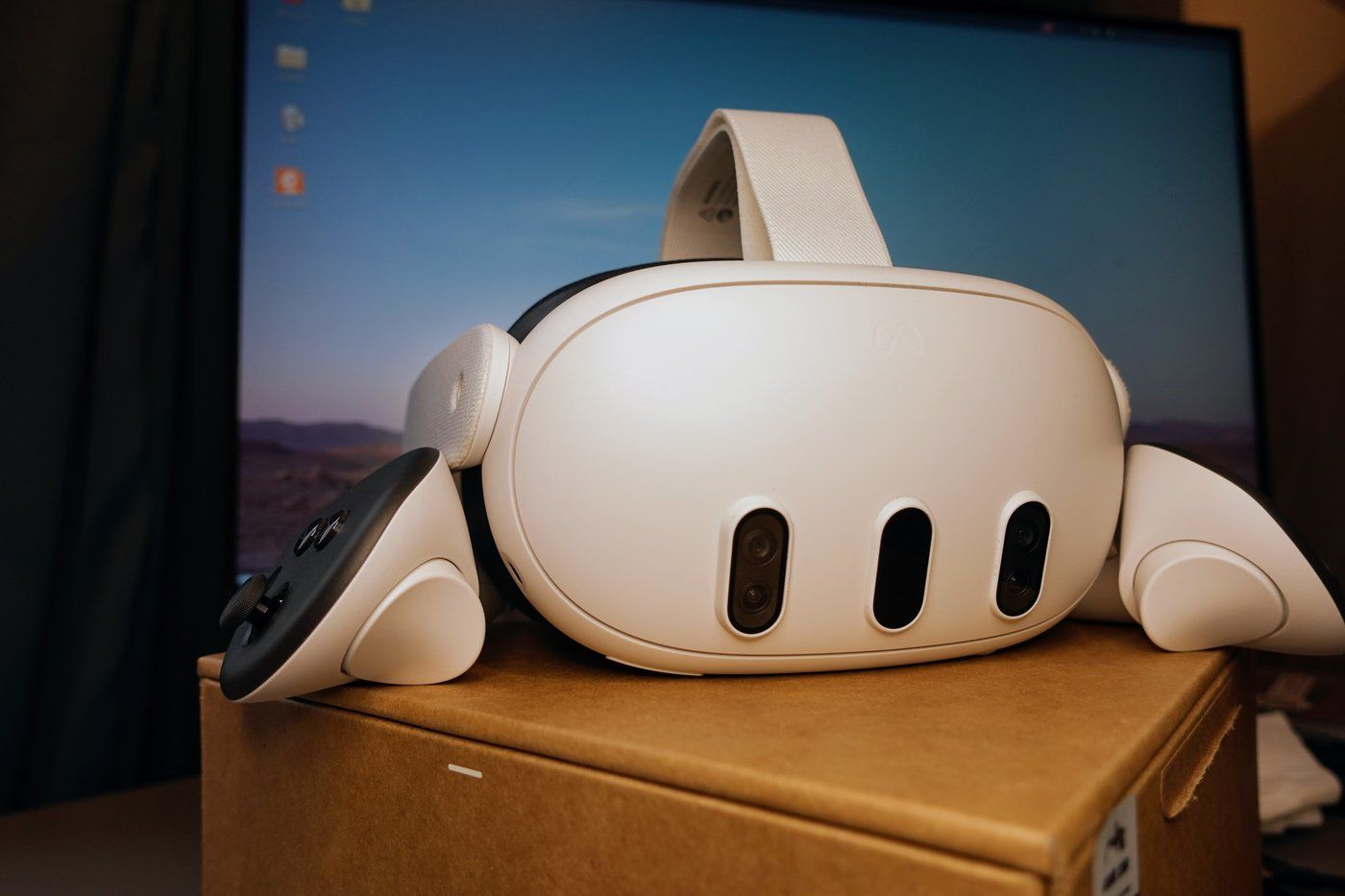 Casque Meta Quest 3 vue de face