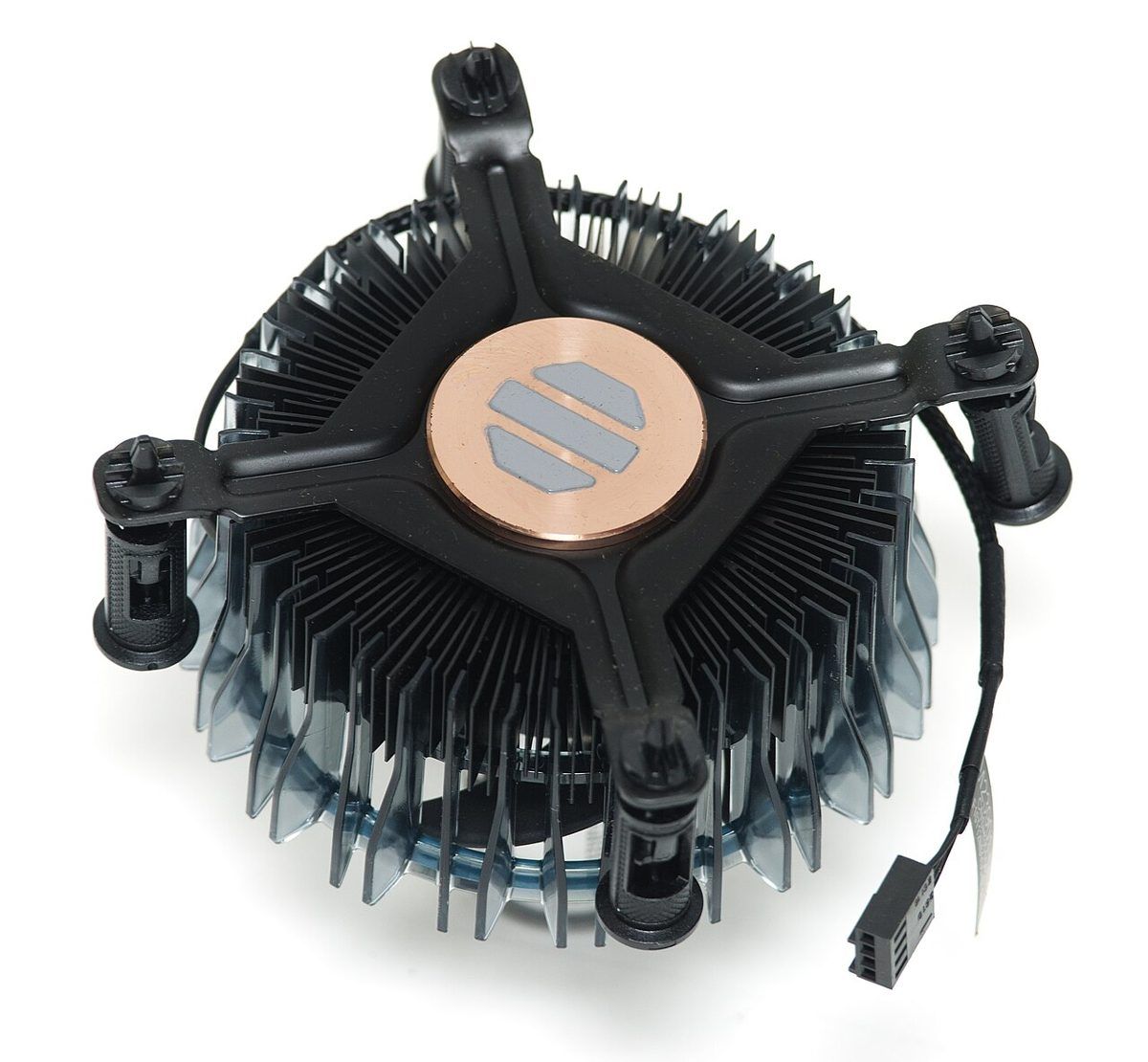 Ventirad Intel d’origine avec pâte thermique pré-appliquée sur la base en cuivre