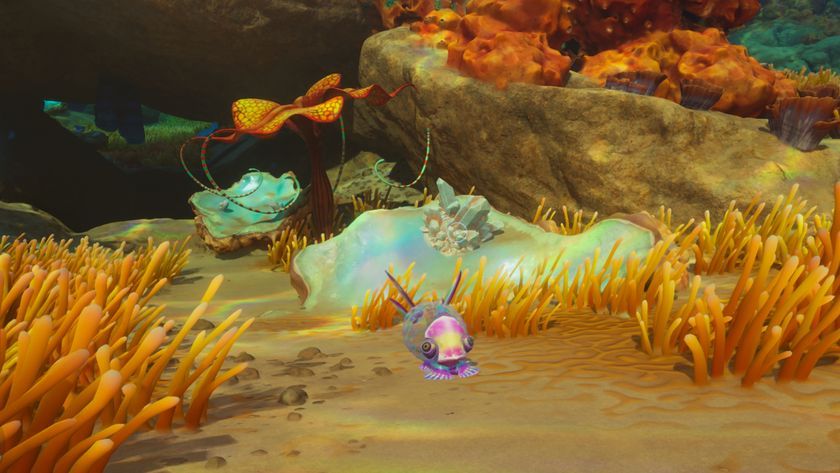 Biome corallien avec la faune alien de Subnautica 2