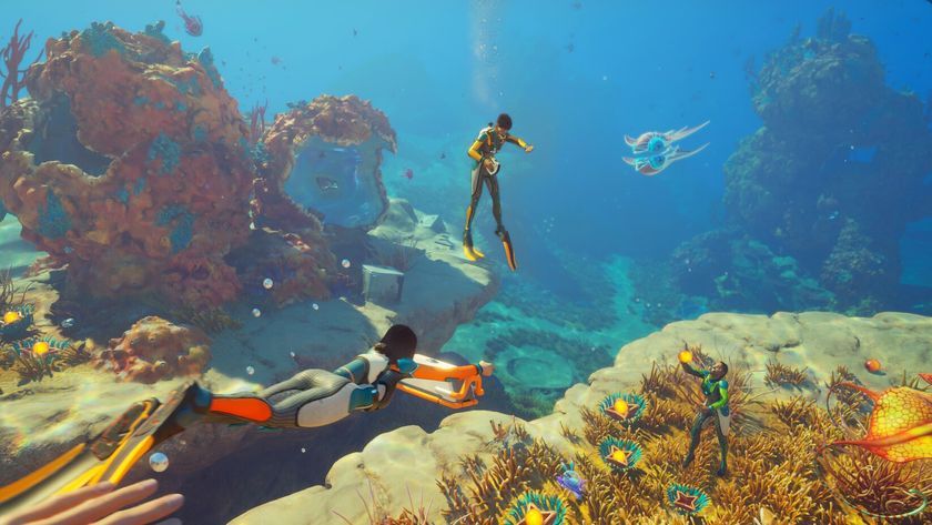 Trois joueurs en coop sous-marine dans Subnautica 2