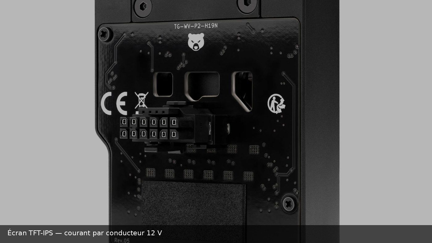 Écran TFT-IPS WireView Pro II — monitoring par pin